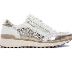 Baskets Mode Caprice 23701 White Light Gold