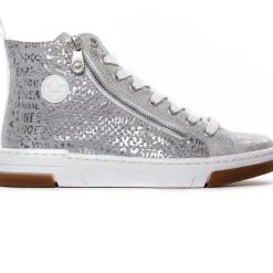 Baskets Mode Rieker N3945-40 Imp Silver