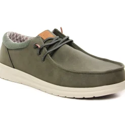 Chaussures Basses À Lacets Hey Dude Wally Classic 43352 Olive