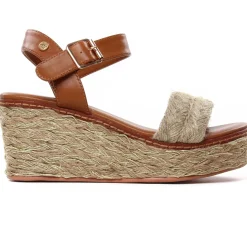 Espadrilles Compensées Xti 141063 Gold