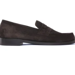 Mocassins Brett Sons James V Velours Marine