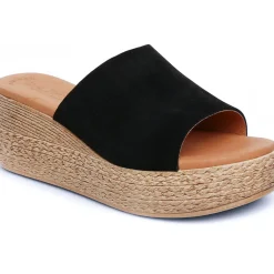 Mules Compensées Eva Frutos 3767 Negro