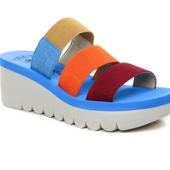 Mules Compensées Fly London Yian845Fly Multicolor