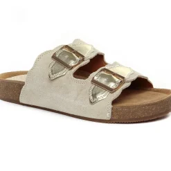 Mules Mtng Lin 54085 Beige Or