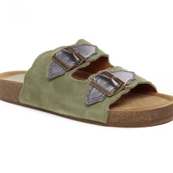 Mules Mtng Lin 54085 kaki bronze