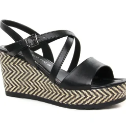 Nu-Pieds Compensés Marco Tozzi 28371 Black