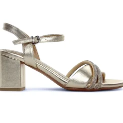 Nu-Pieds Talon Marco Tozzi 88302 Gold