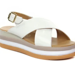 Sandales Compensées Marco Tozzi 28354 White Nappa
