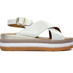 Sandales Compensées Marco Tozzi 28354 White Nappa