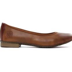 Ballerines Confort Rieker 51994-24 Brown
