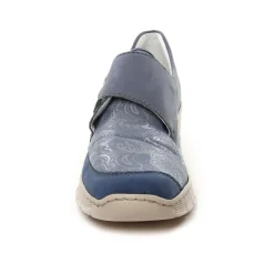 Baskets Compensees Rieker 537Co-15 Jeans Lightblue