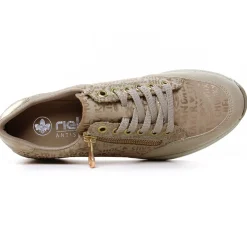 Baskets Compensees Rieker N4316-62 Beige