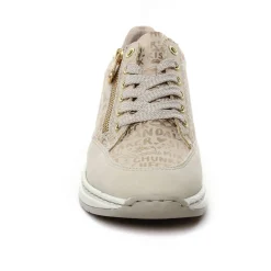 Baskets Compensees Rieker N4316-62 Beige