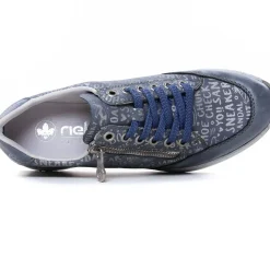 Baskets Compensees Rieker N4316-13 Blue