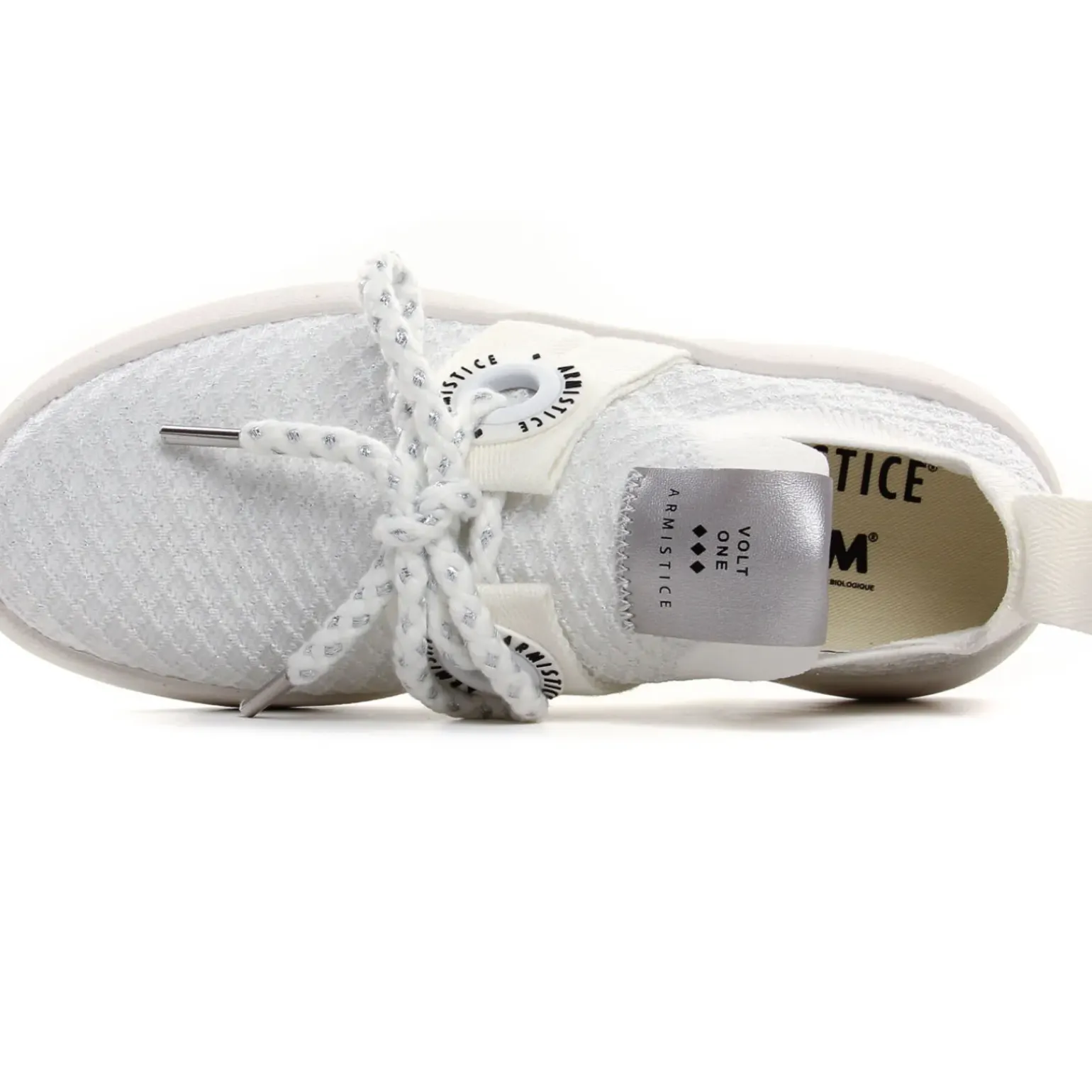 Baskets Mode Armistice Volt One White Silver