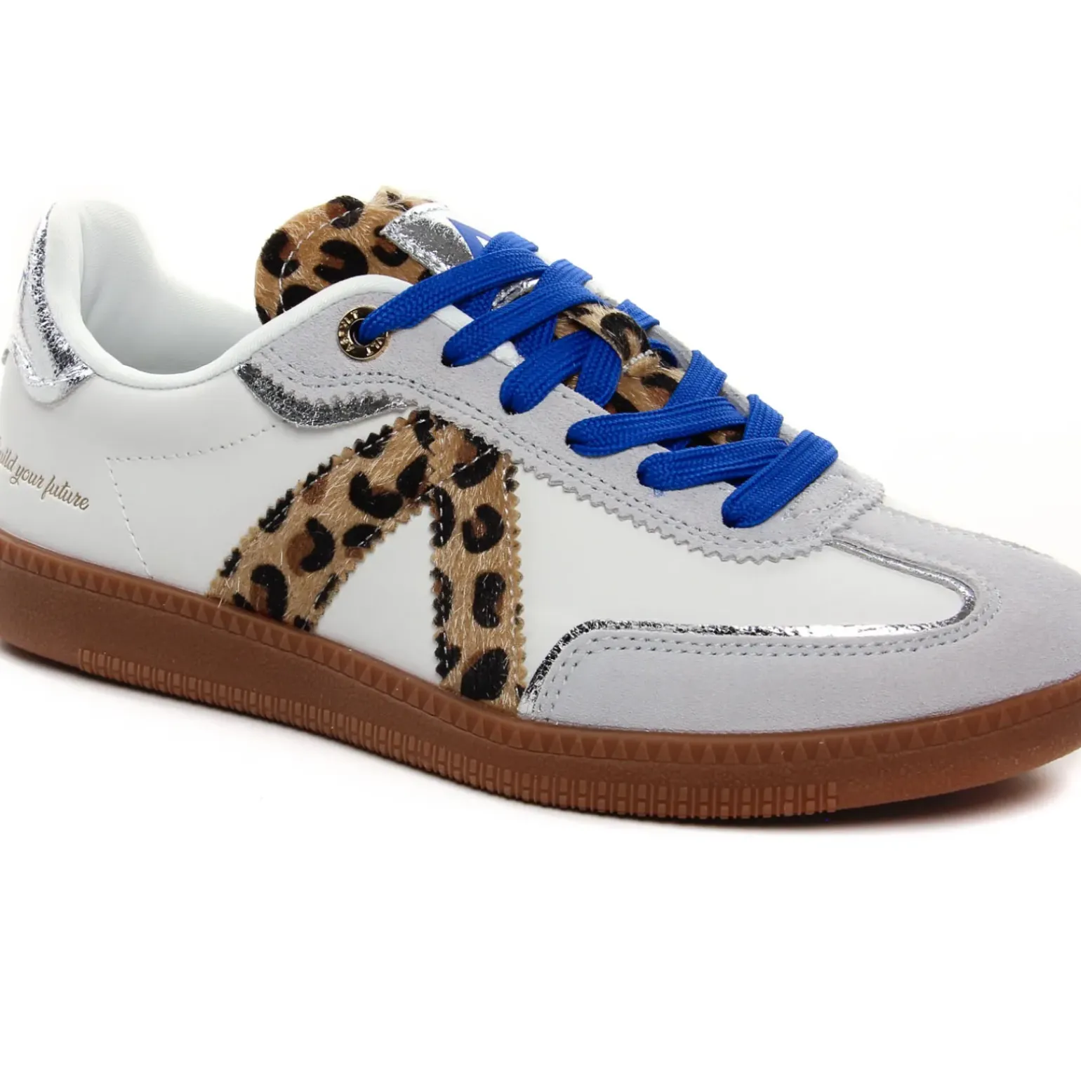 Baskets Mode Asfvlt Elite White Leopard