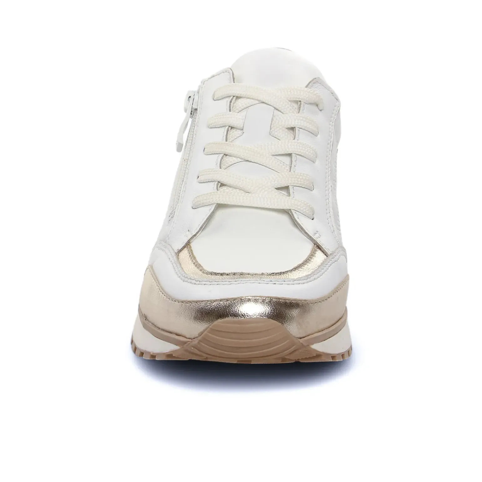 Baskets Mode Caprice 23701 White Light Gold