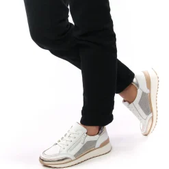 Baskets Mode Caprice 23701 White Light Gold