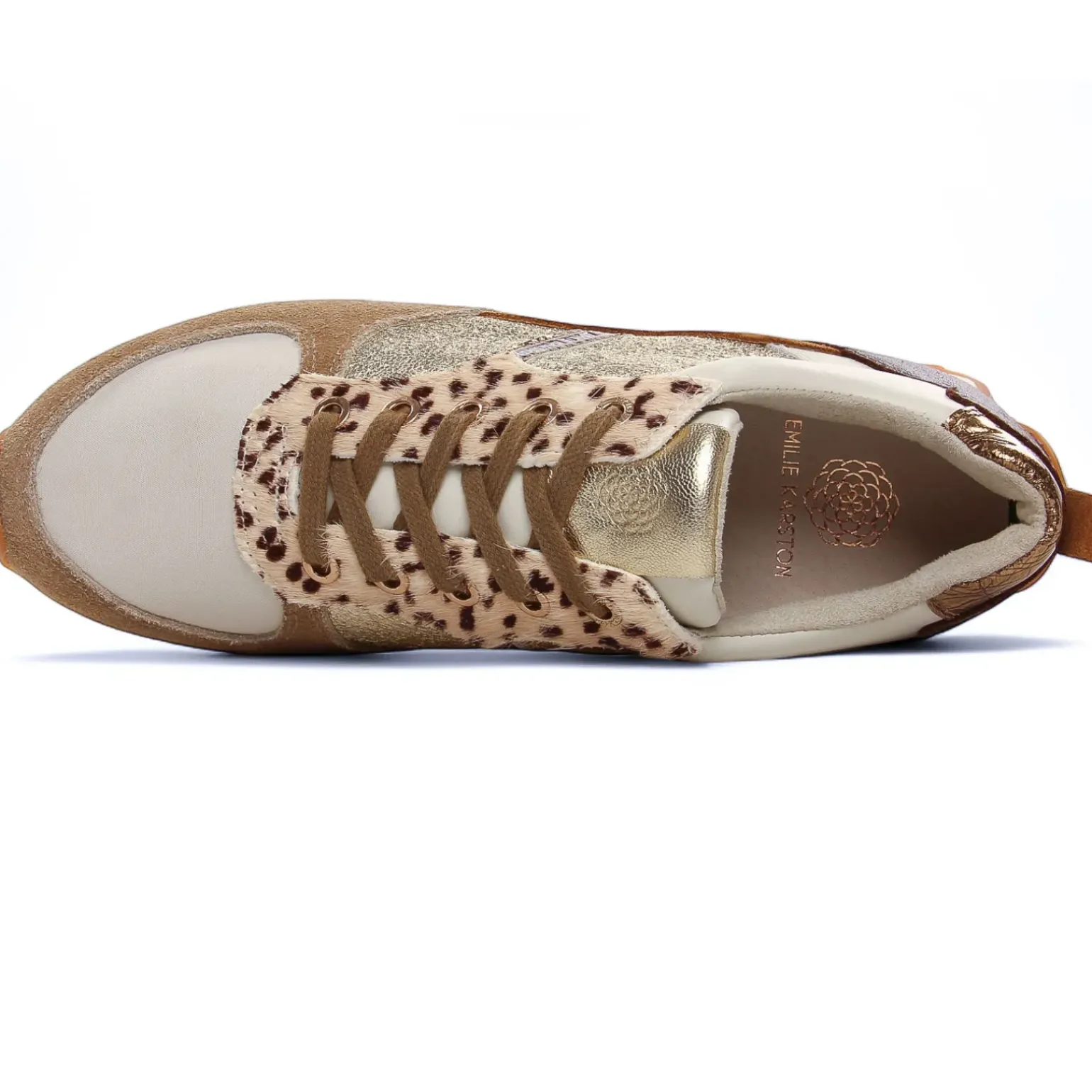 Baskets Mode Emilie Karston Collins Leopard