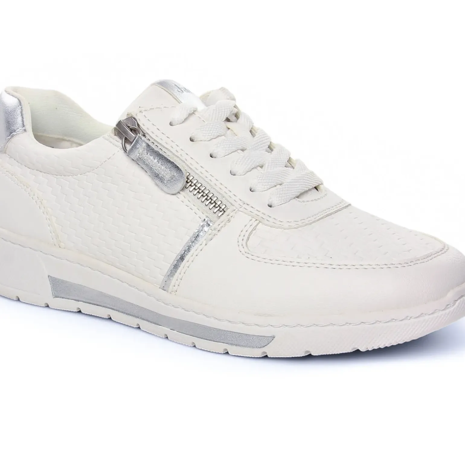 Baskets Mode Jana 23776 White Silver