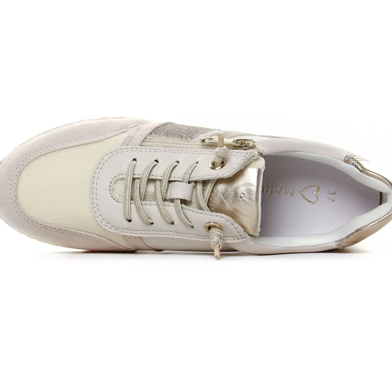 Baskets Mode Marco Tozzi 23707 Cream Gold