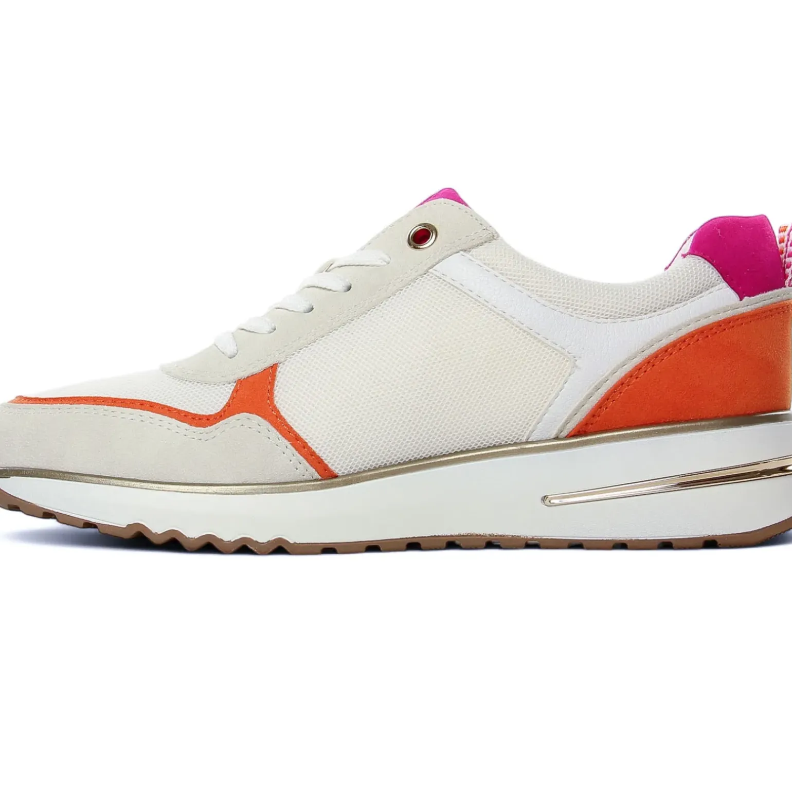 Baskets Mode Marco Tozzi 23754 White Pink