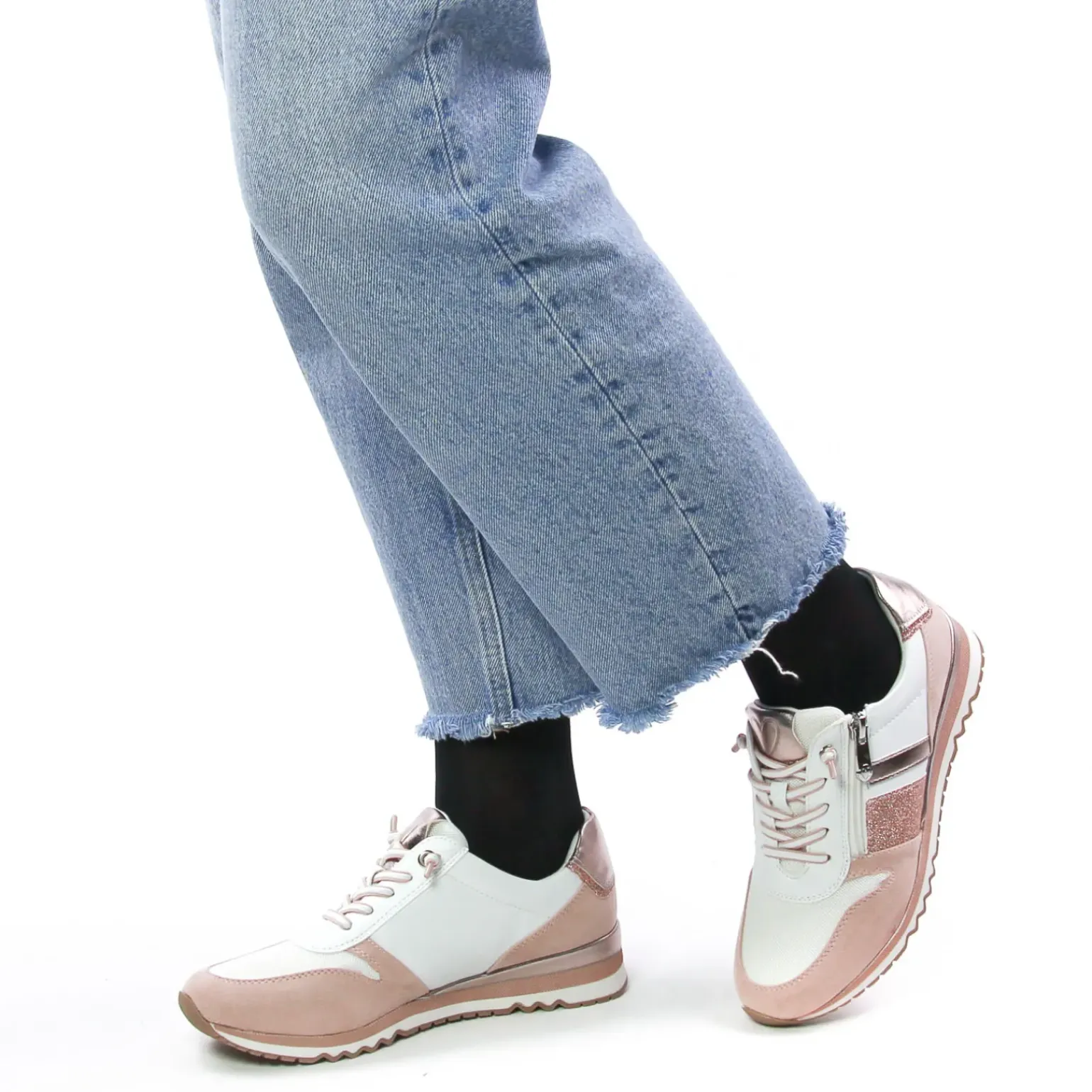 Baskets Mode Marco Tozzi 23707 White Powder