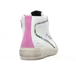 Baskets Mode Meline Nkc320 Blanc Rose
