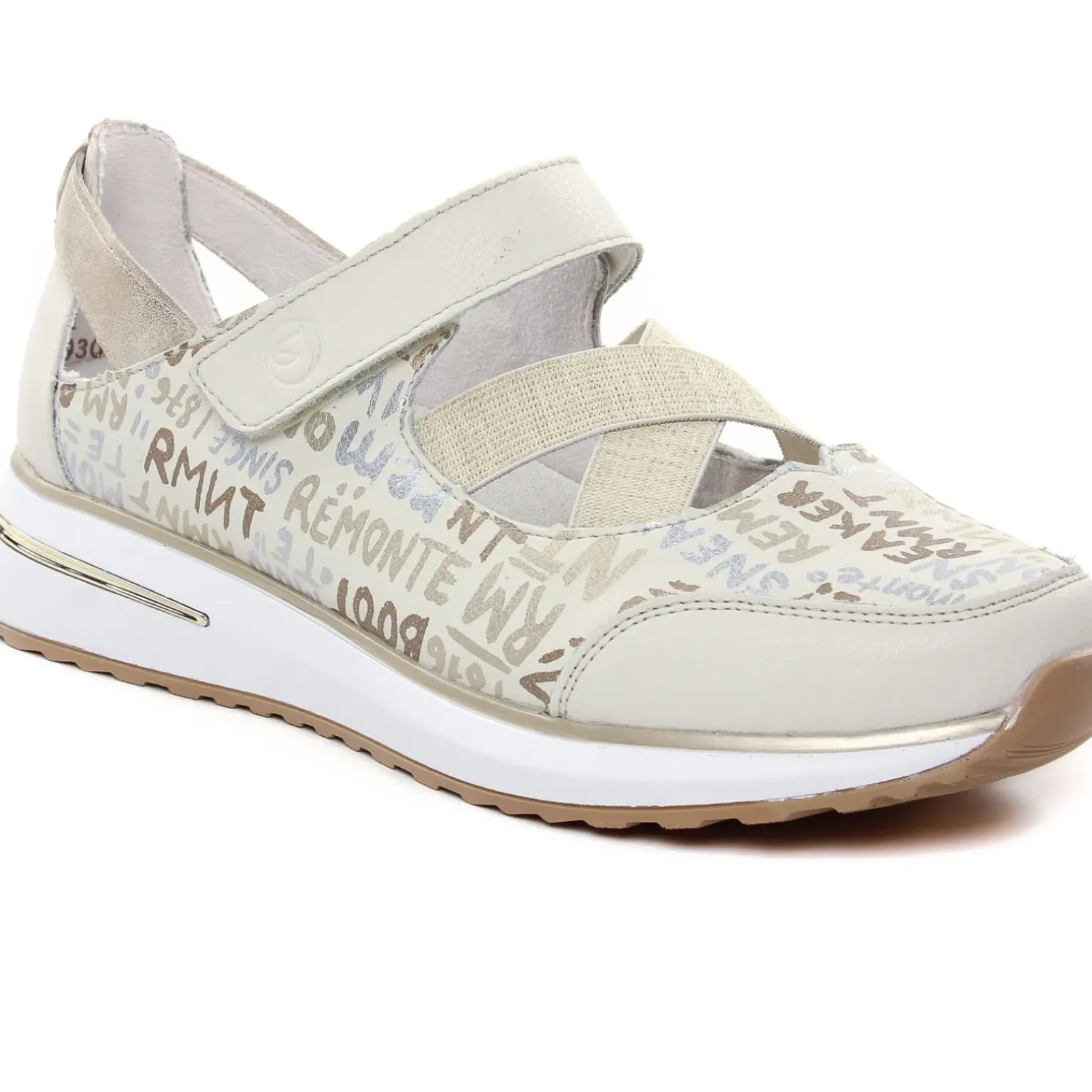 Baskets Mode Remonte D1G05-80 Offwhite Silver