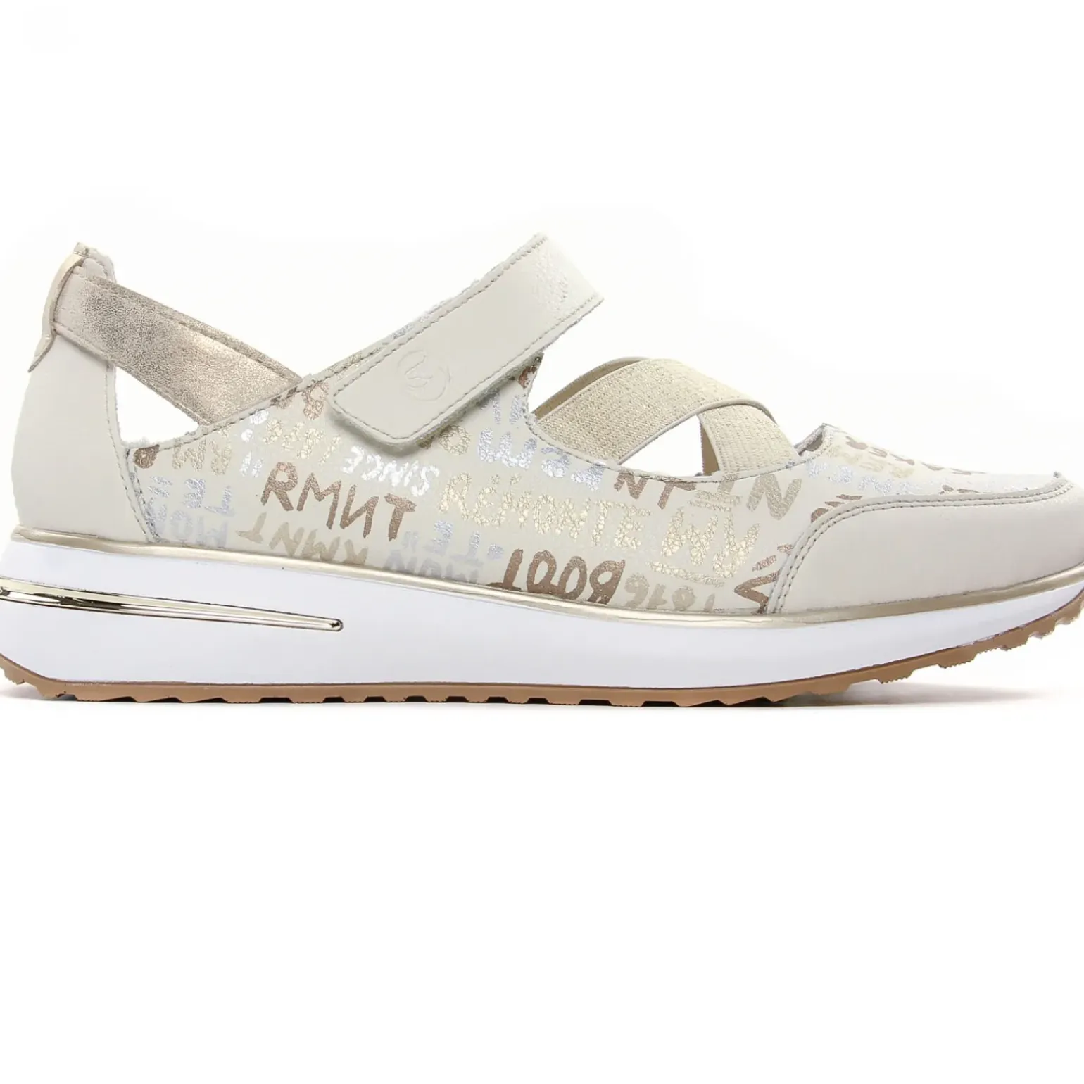 Baskets Mode Remonte D1G05-80 Offwhite Silver