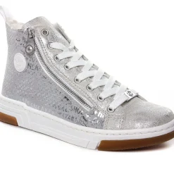 Baskets Mode Rieker N3945-40 Imp Silver