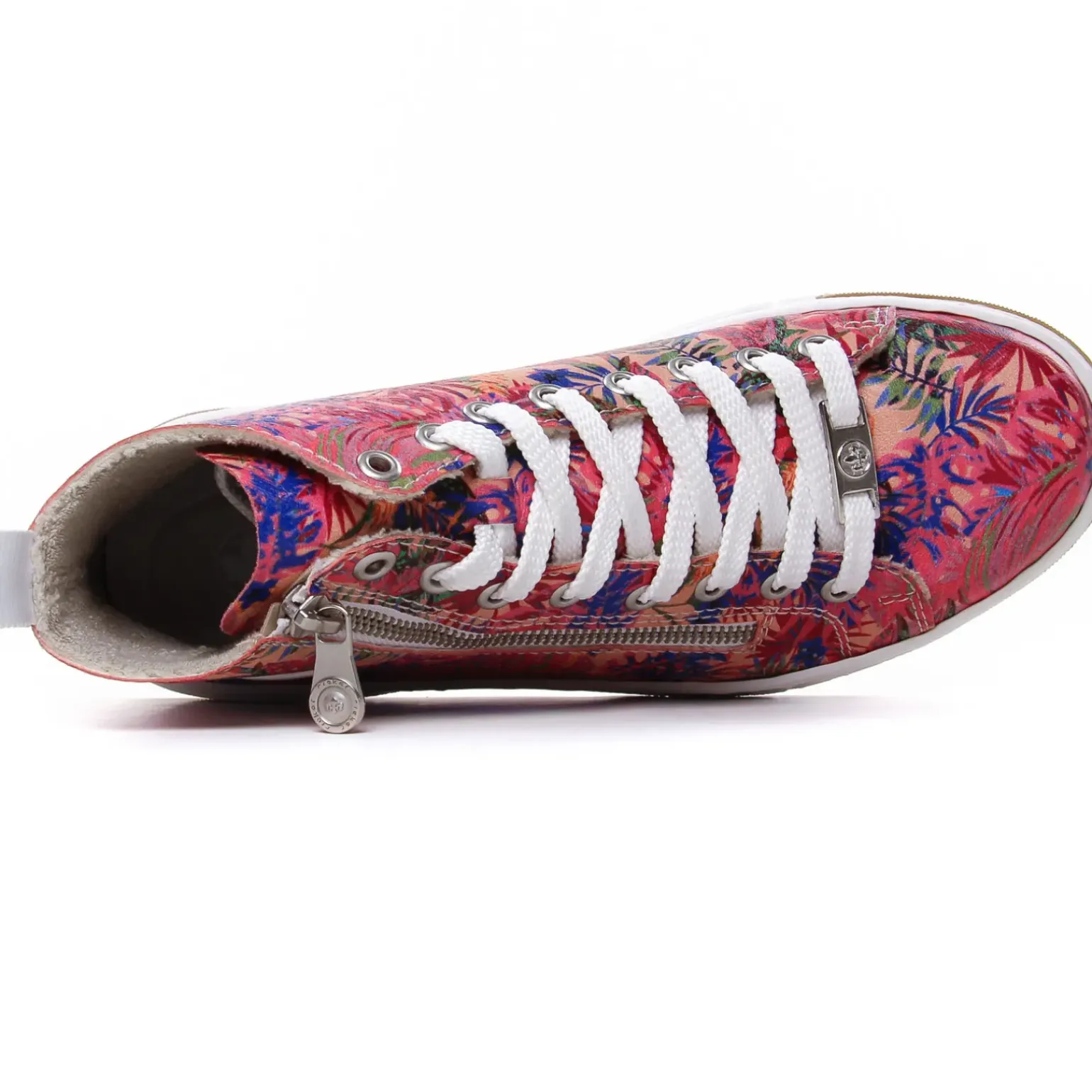 Baskets Mode Rieker N3945-91 Rose Fleurs