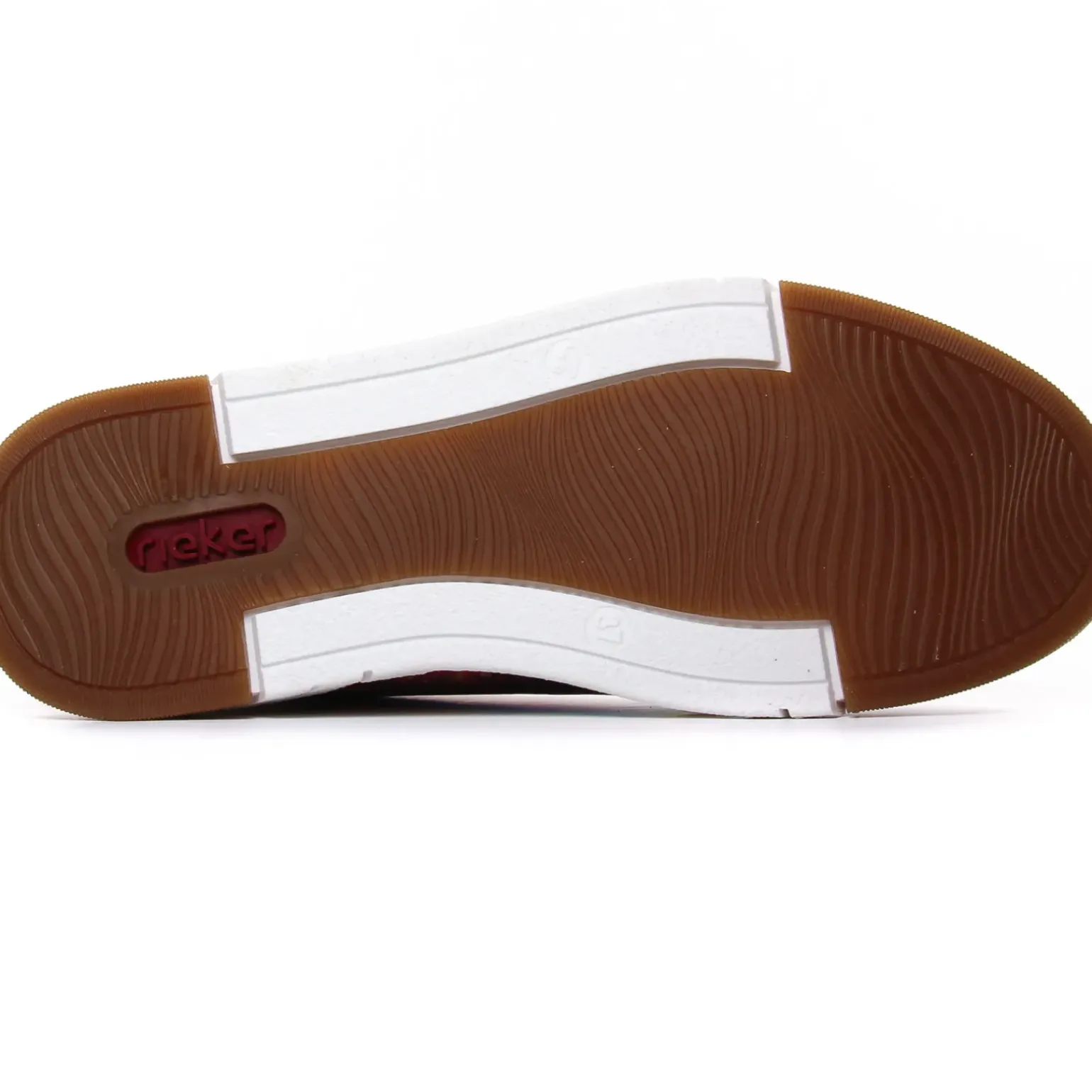 Baskets Mode Rieker N3945-91 Rose Fleurs