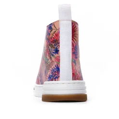 Baskets Mode Rieker N3945-91 Rose Fleurs