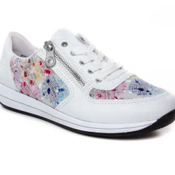 Baskets Mode Rieker N1112-90 Weiss Multi