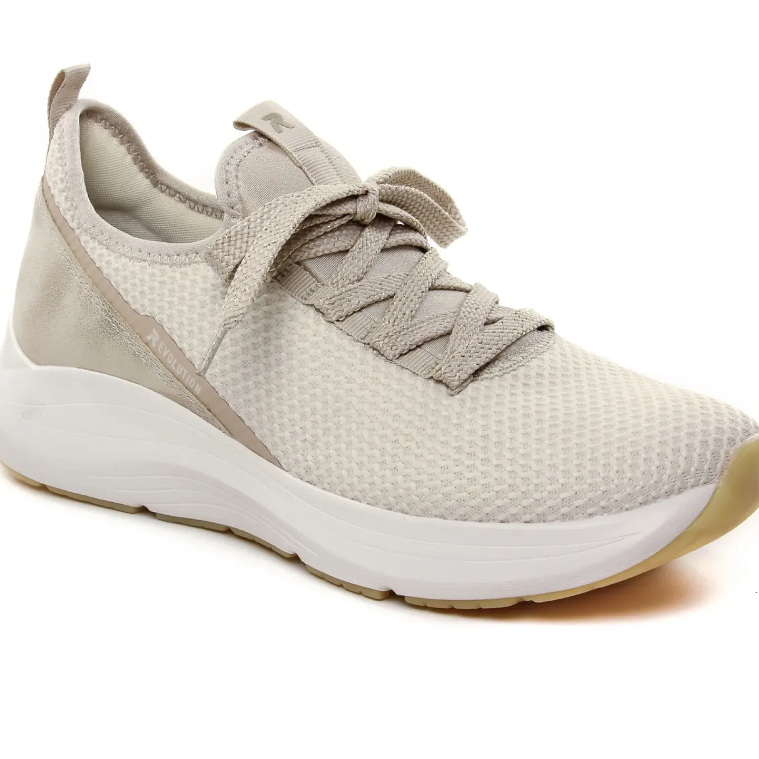 Baskets Mode Rieker 42109-60 Vanille Perle
