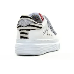 Baskets Mode Semerdjian Barry 6715 Blanc Zebre