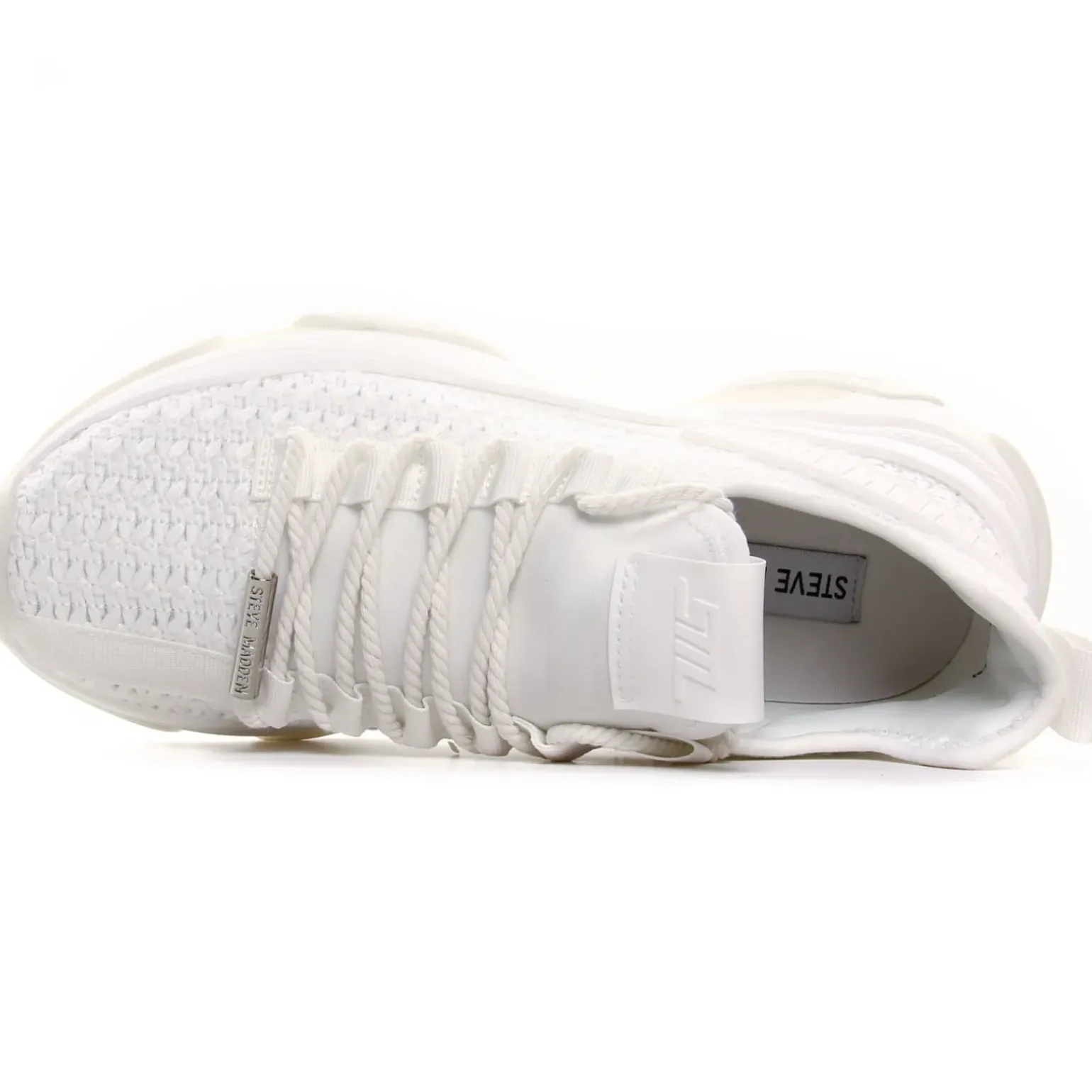 Baskets Mode Steve Madden Mileage White White