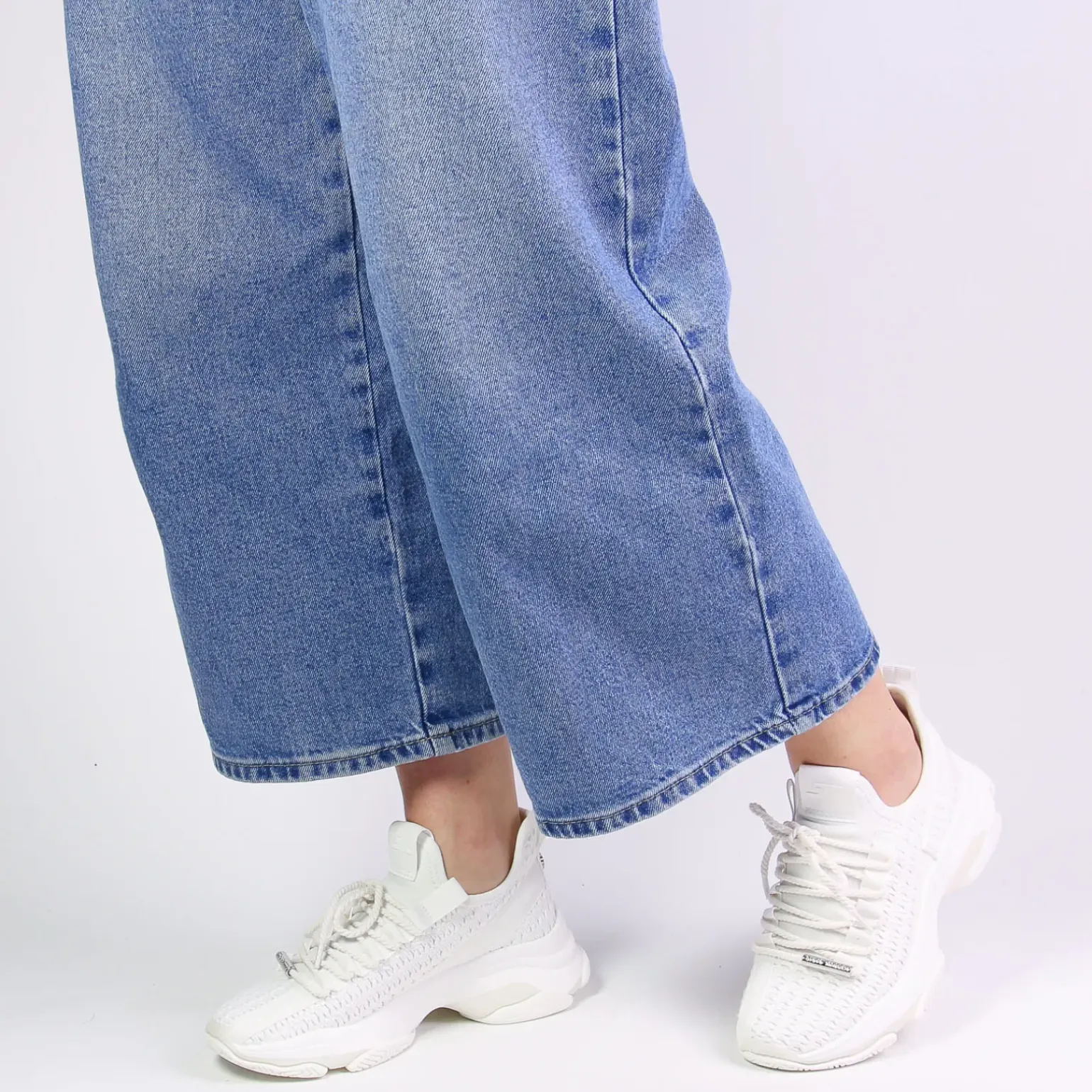 Baskets Mode Steve Madden Mileage White White