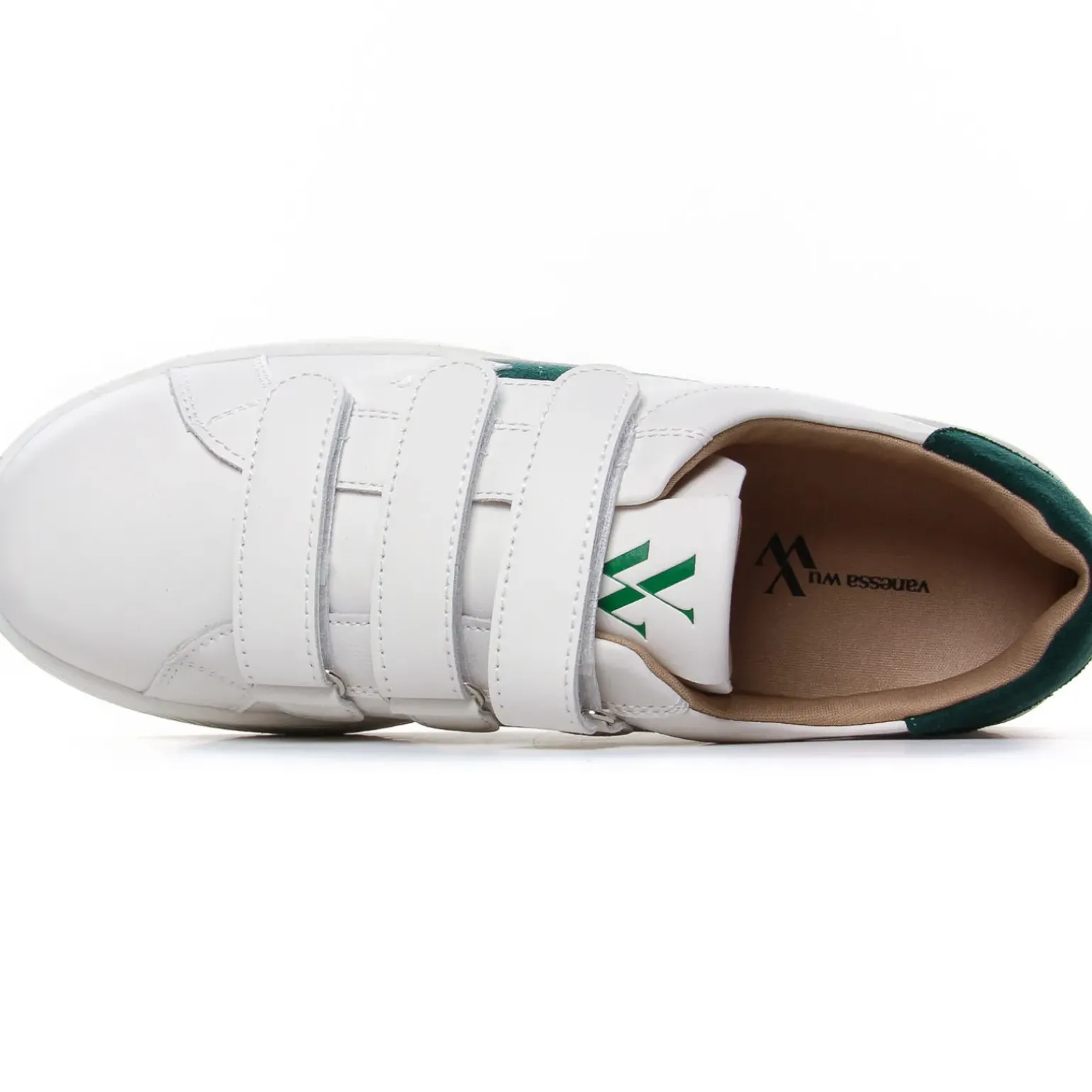 Baskets Mode Vanessa Wu Camélia Bk2658 Vert