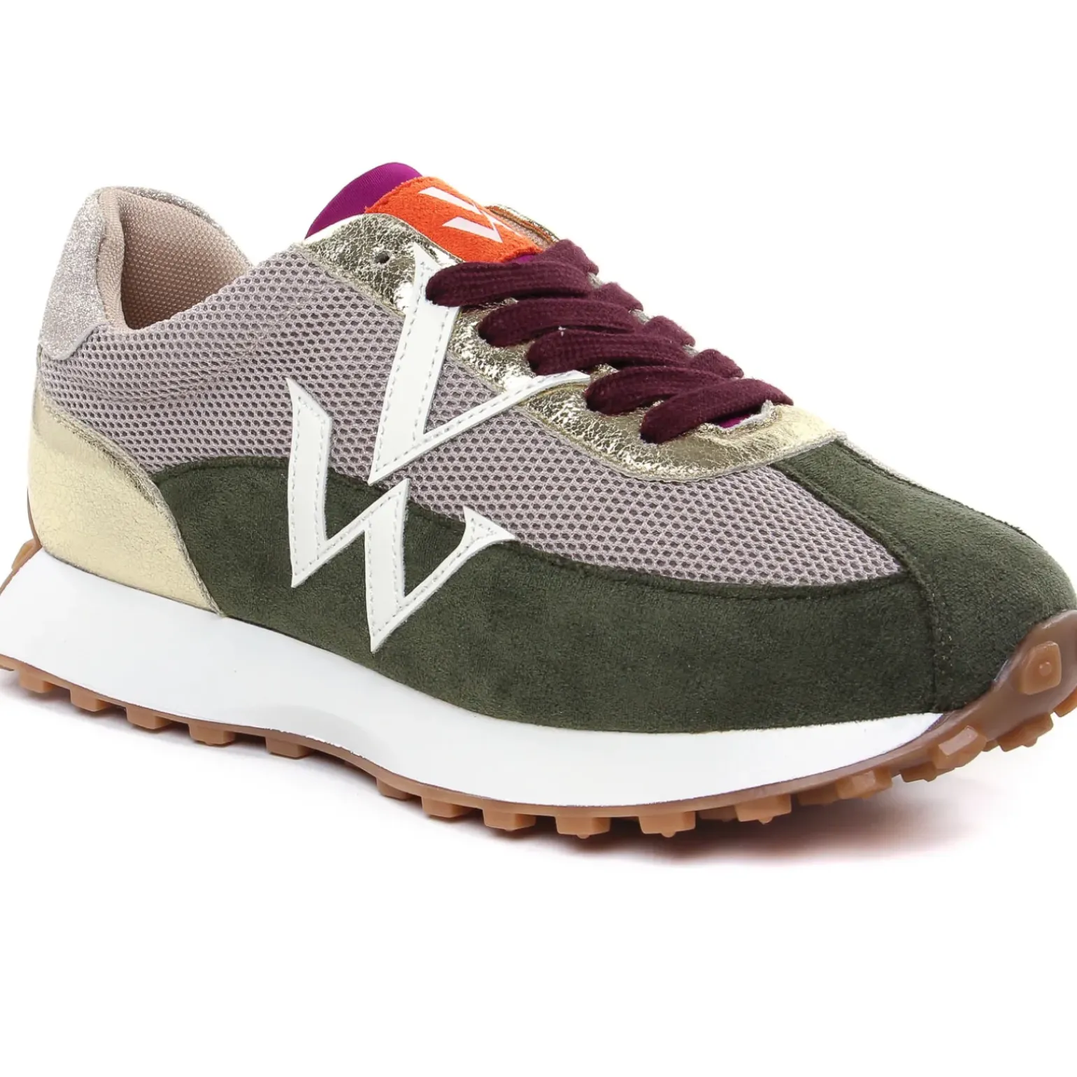 Baskets Mode Vanessa Wu Faustine Bk2655 Kaki