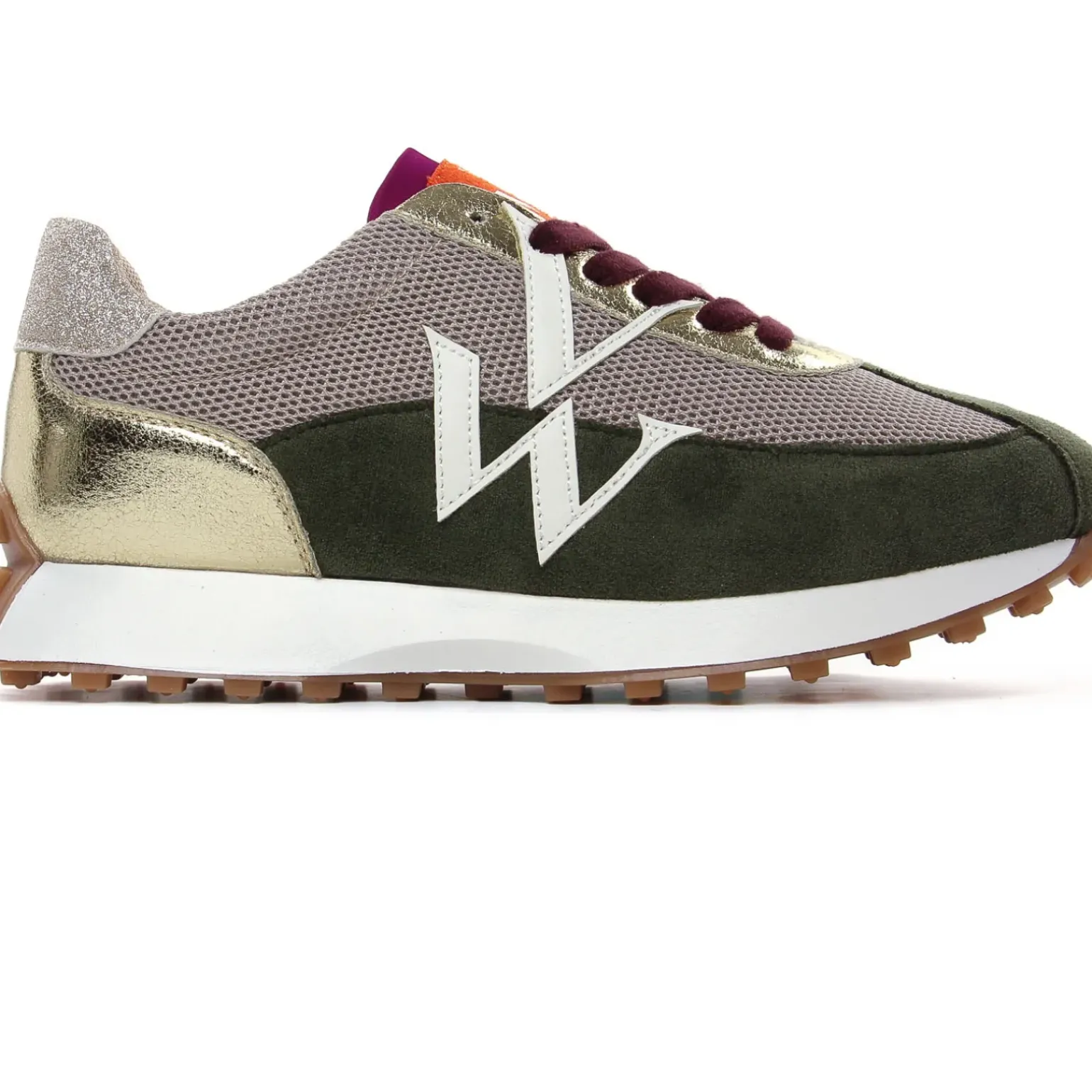 Baskets Mode Vanessa Wu Faustine Bk2655 Kaki