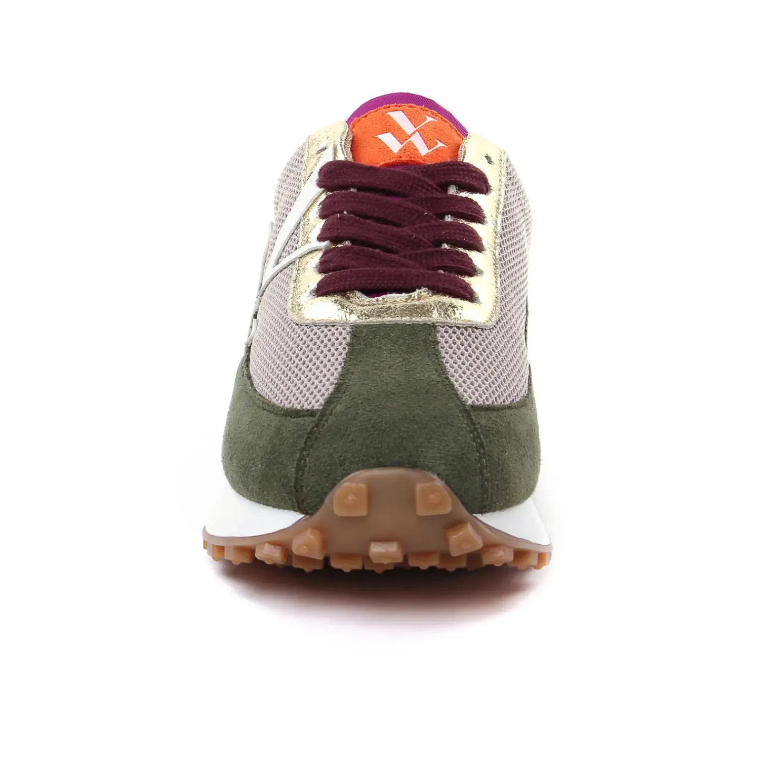 Baskets Mode Vanessa Wu Faustine Bk2655 Kaki