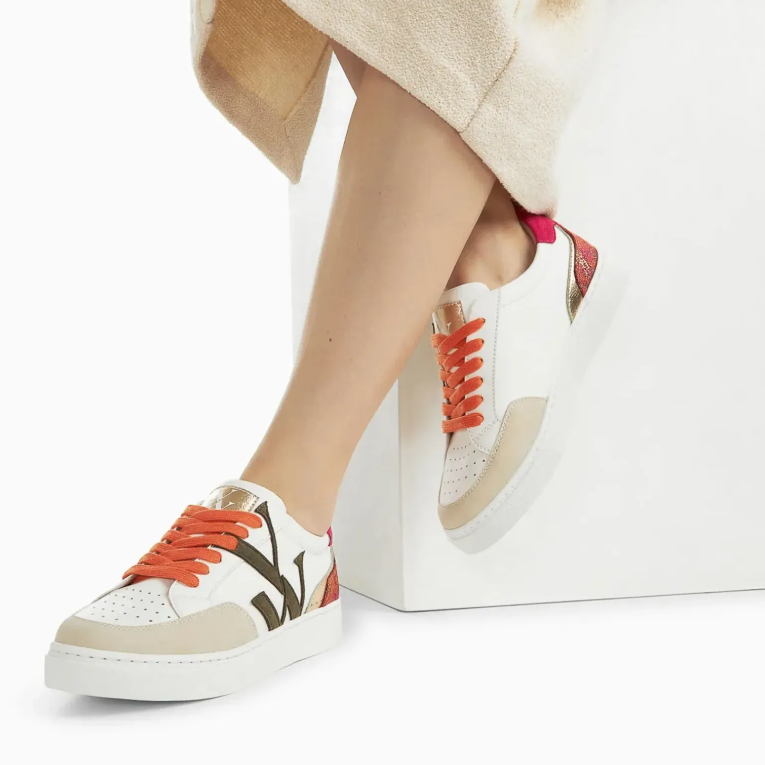Baskets Mode Vanessa Wu Gabriela Bk2708 Orange