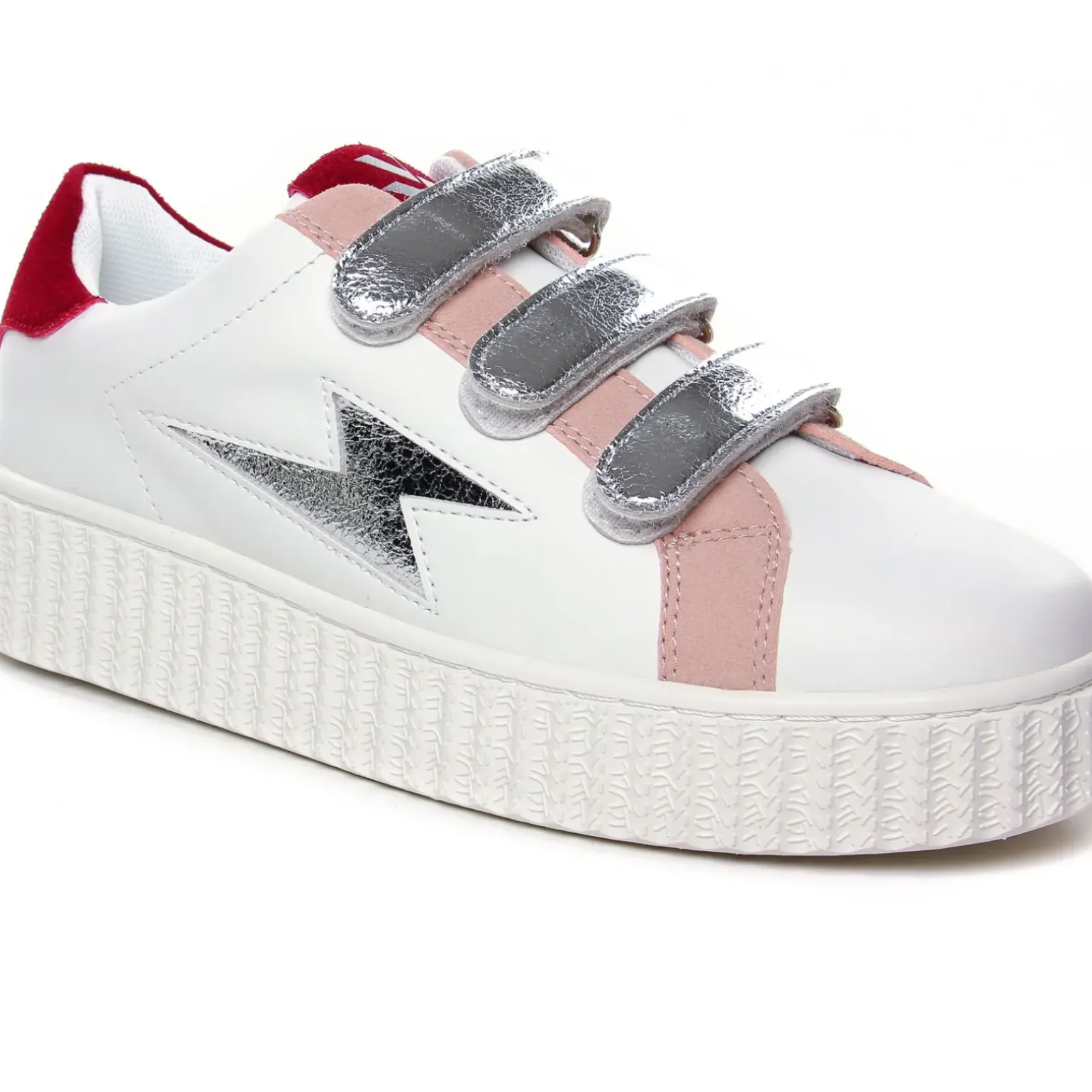 Baskets Mode Vanessa Wu Louie Bk2752 Argent