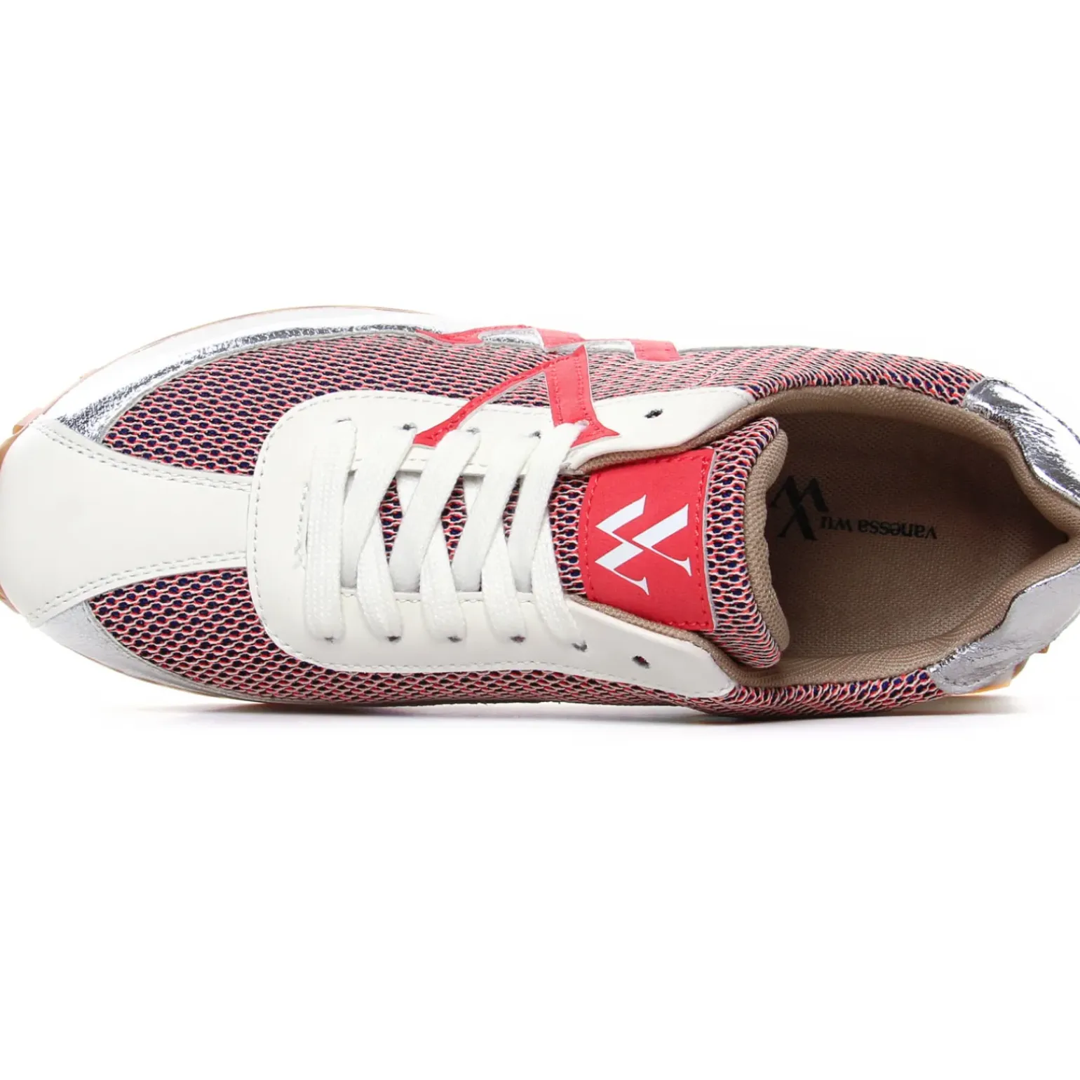 Baskets Mode Vanessa Wu Mona Bk2715 Corail