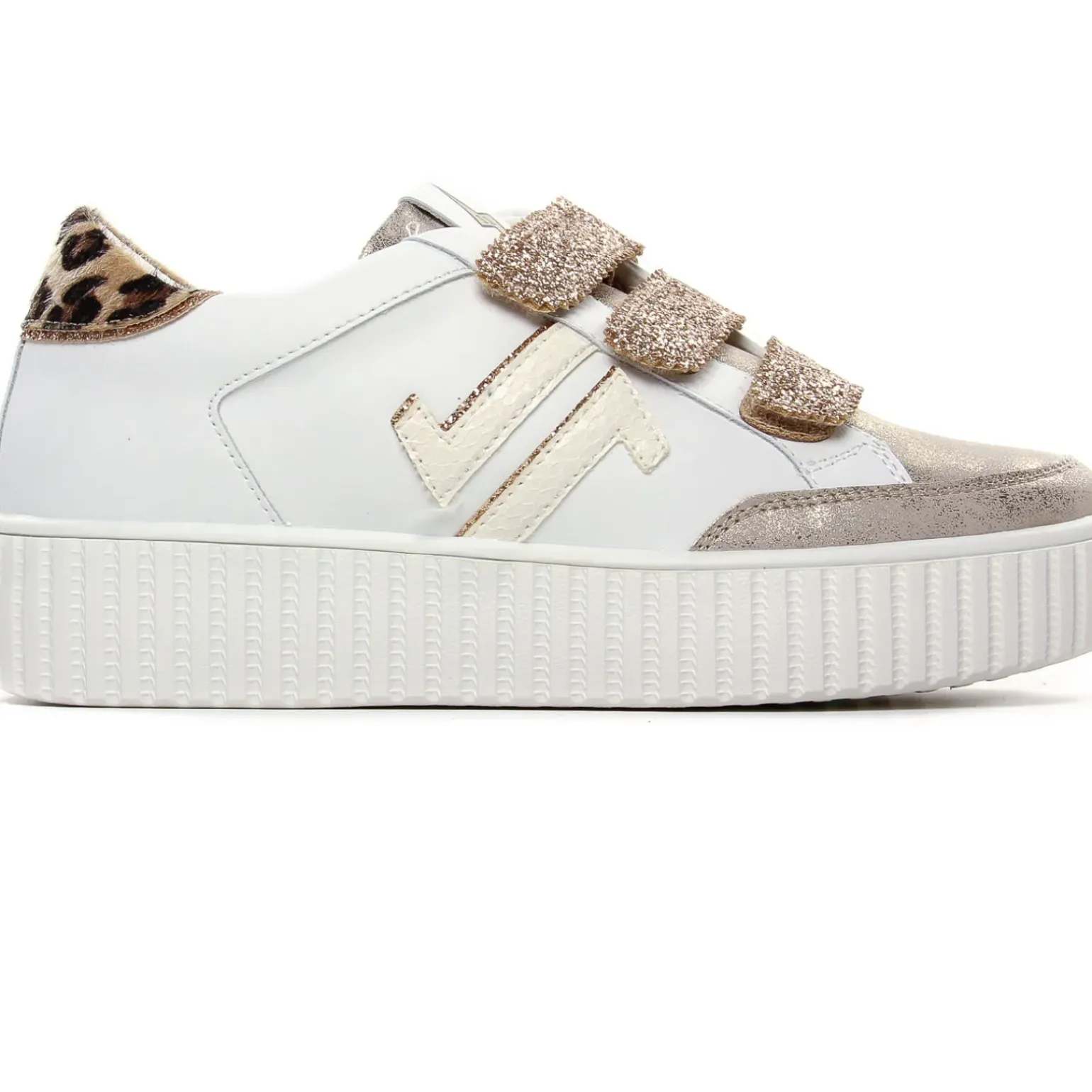 Baskets Plateforme Cl11 79 Leopard