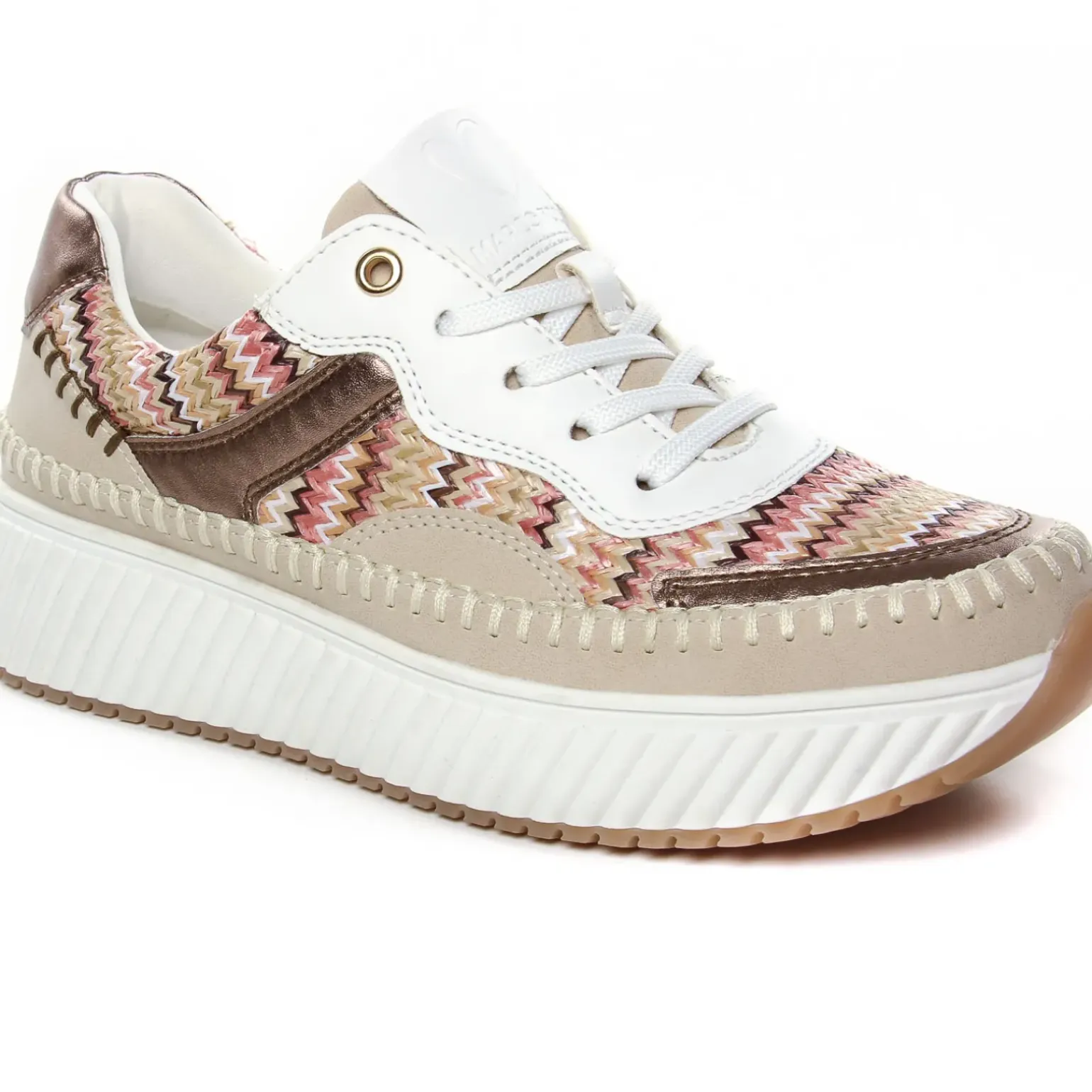 Baskets Plateforme Marco Tozzi 23733 Cream Comb