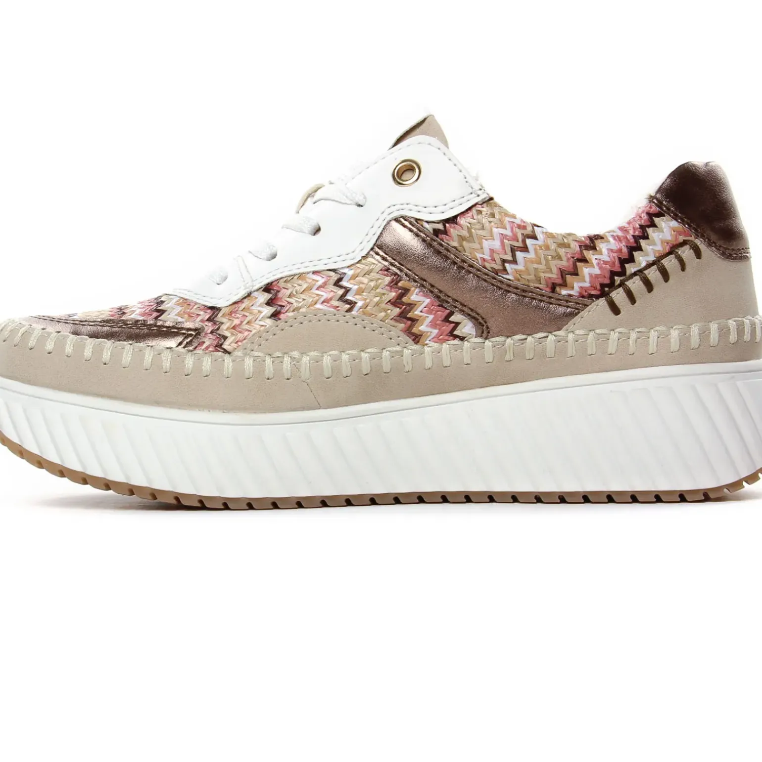Baskets Plateforme Marco Tozzi 23733 Cream Comb