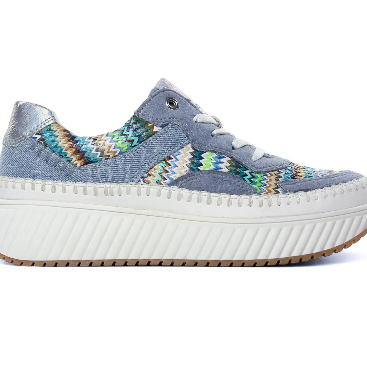 Baskets Plateforme Marco Tozzi 23733 White Comb